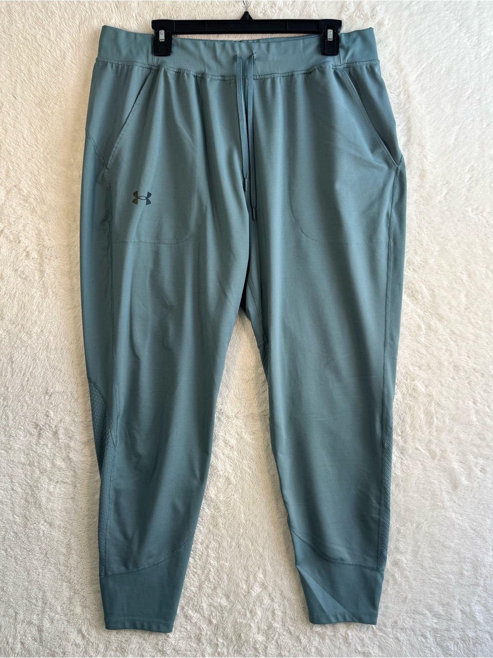 Under Armour UA Rush Run Joggers Pants Men's XL Blue Tapered Running Gym Active
